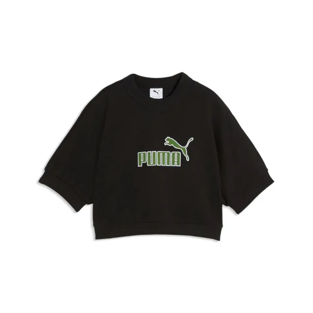 【PUMA】短袖上衣 女  ESS No.1 Logo 黑 63664501