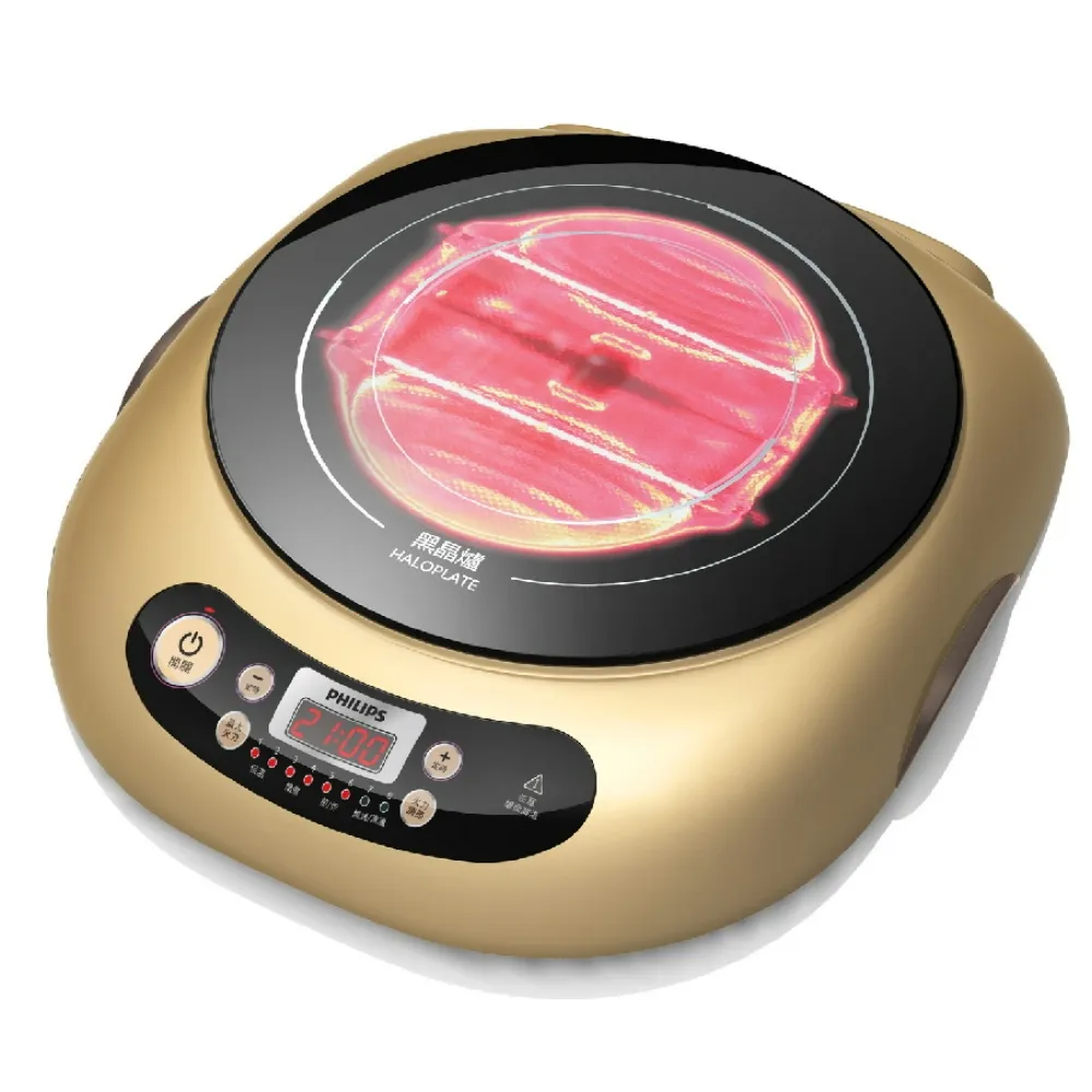 【Philips 飛利浦】不挑鍋黑晶爐_HD4990