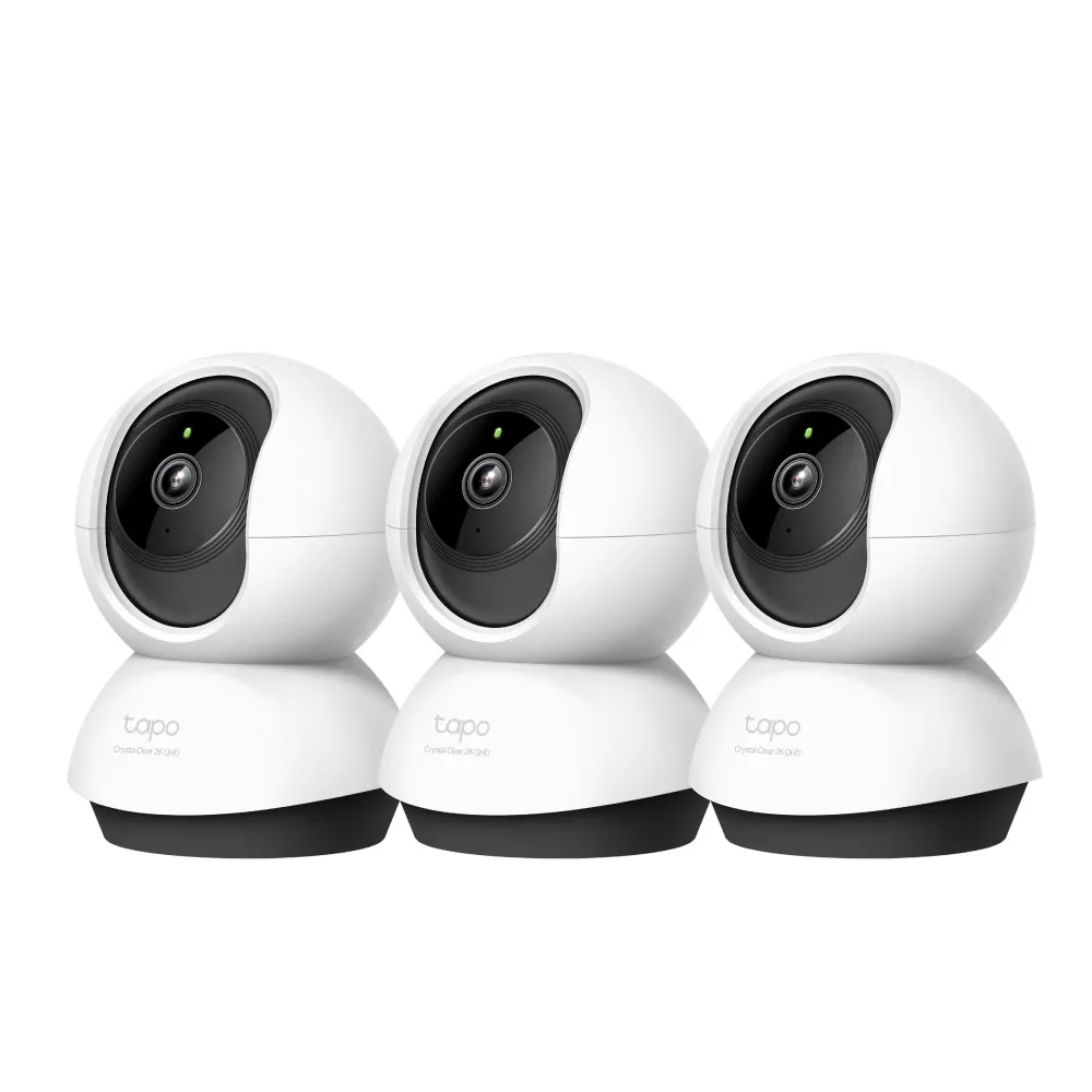 (三入組)【TP-Link】Tapo C220 2.5K QHD 400萬畫素AI智慧偵測無線旋轉網路攝影機/監視器 IP CAM(最高512G)
