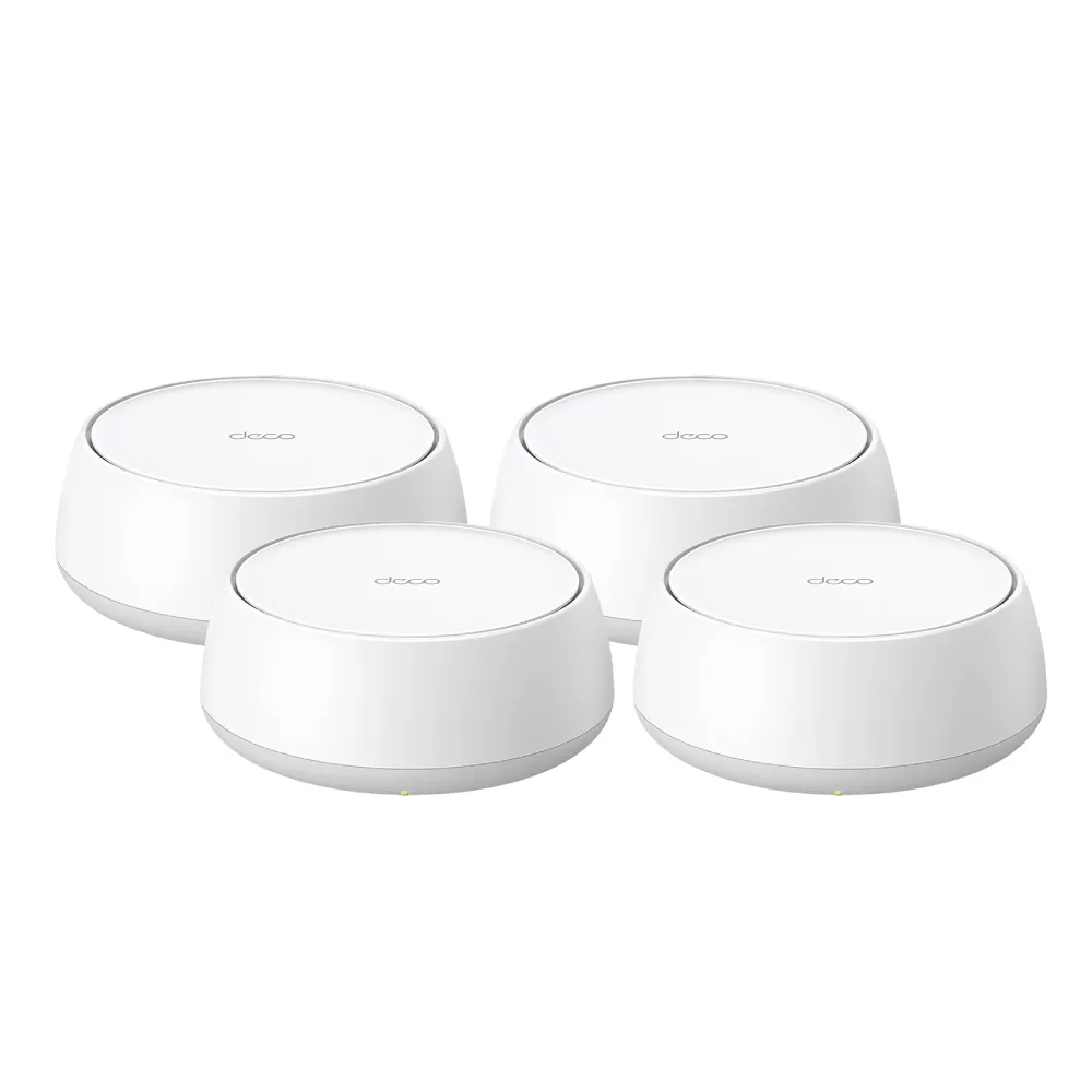 【TP-Link】BE5000 WiFi 7 Deco BE25 雙頻 2.5G 真Mesh無線網路網狀路由器-四入組(Wi-Fi 7分享器/VPN)