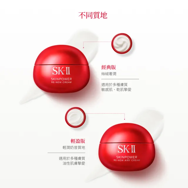 【SK-II】官方直營 肌源賦能煥顏活膚霜 100g(經典版/乳霜/臉部保養/澎彈/緊緻/大紅球)