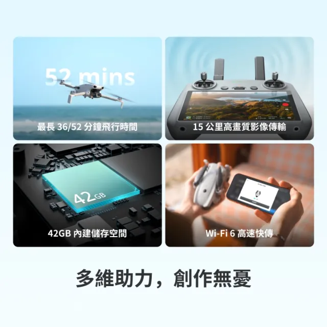 【DJI】LITO X1暢飛套裝(DJI RC-N3) 空拍機/無人機 ｜免註冊｜全向避障