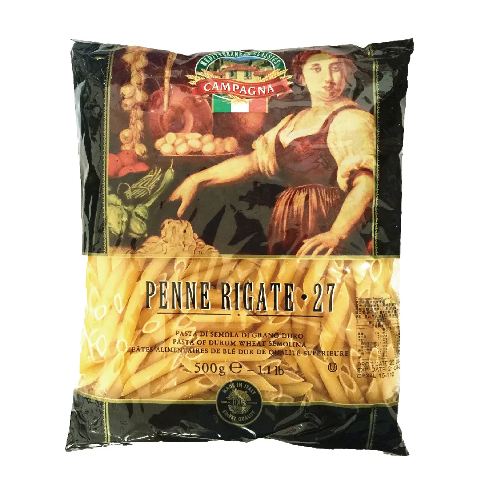 【Campagna】坎佩納筆管義大利麵 #27 500g(義大利國民品牌)