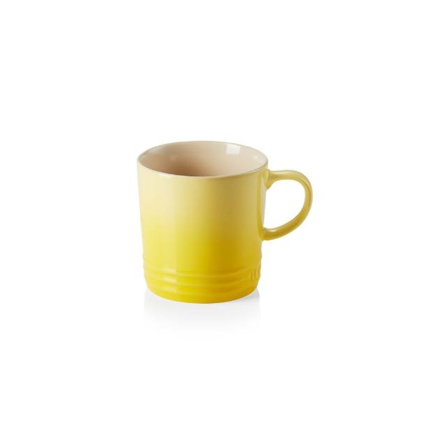 【Le Creuset】瓷器英式馬克杯350ml(閃亮黃)