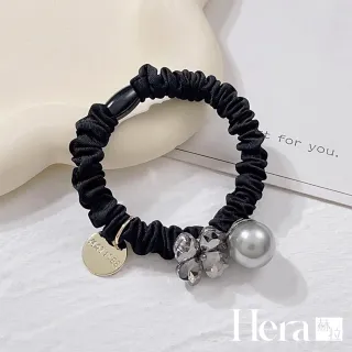 【HERA 赫拉】珍珠閃亮四瓣花高彈性髮圈兩入組 H115080302(珍珠 四瓣花 髮圈 兩入組)