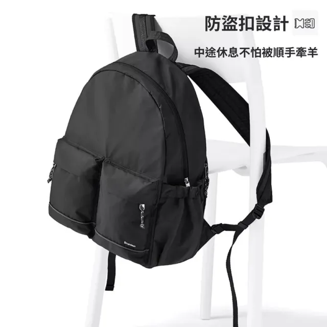 【Branden】雙11 韓國官方授權｜超輕量防盜旅行後背包(大容量 登機 多功能 收納)