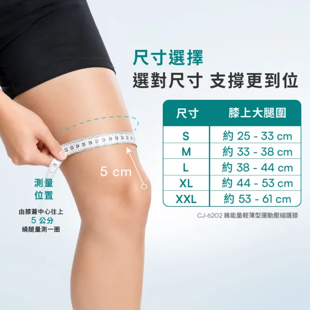 【Vital Salveo 紗比優】輕薄運動護膝 穩定支撐 透氣舒適 台灣製