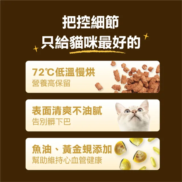 【怪獸部落】98%慢烘乾燥鮮肉主食糧800g(貓咪主食/貓糧/貓飼料/乾糧)