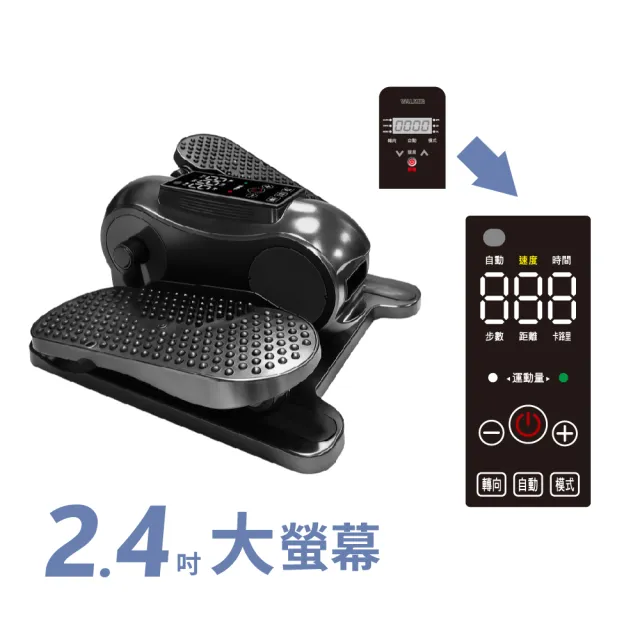 【MRF 健身大師】AI孝親 小圓循環電動健步機(超慢跑/踏步機/復健機/坐走機)(父親節/禮物/88節)