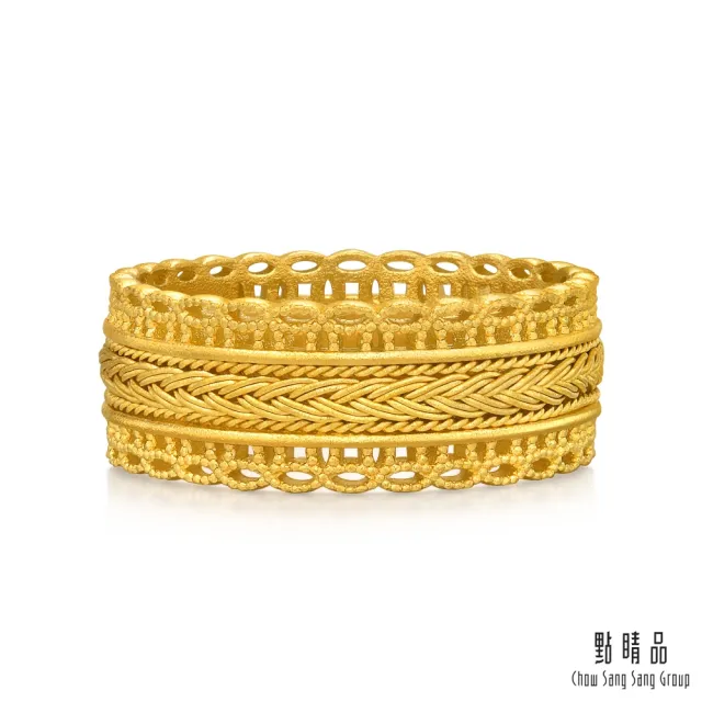 【點睛品】花絲編織 黃金戒指_計價黃金(港圍13號)