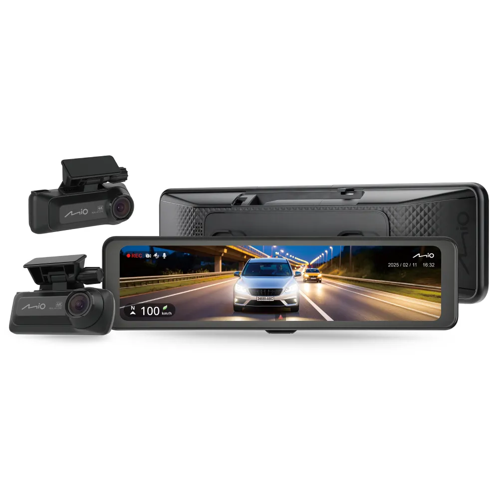 【MIO】含安裝 MiVue R890WD(前後鏡頭車內版)前後4K+4K  新2代星光級 分離式鏡頭 後視鏡型行車記錄器