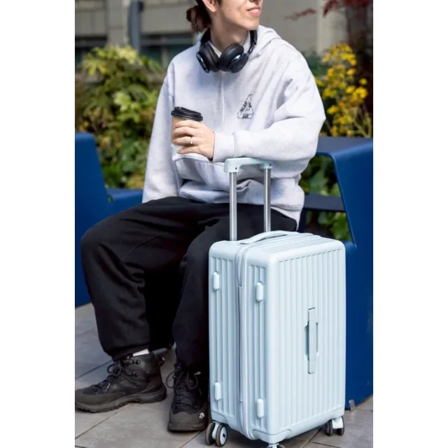 【JetPal 捷伴】20吋胖胖箱 行李箱(多功能 拉鍊款 靜音輪 防爆 旅行箱) 日本國際品牌JTA728