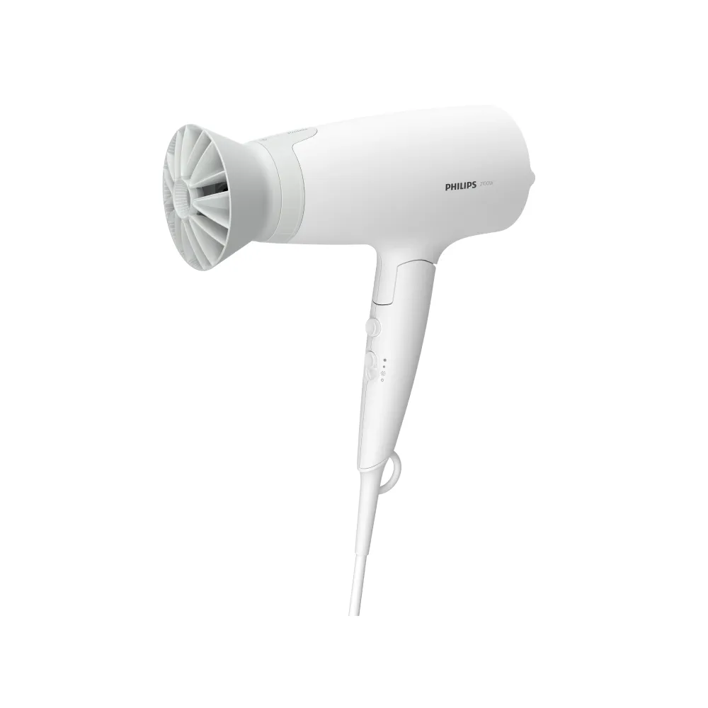 【Philips 飛利浦】BHD378 溫控負離子吹風機 (晨露白/1500W大風量/可摺疊/官方直營)