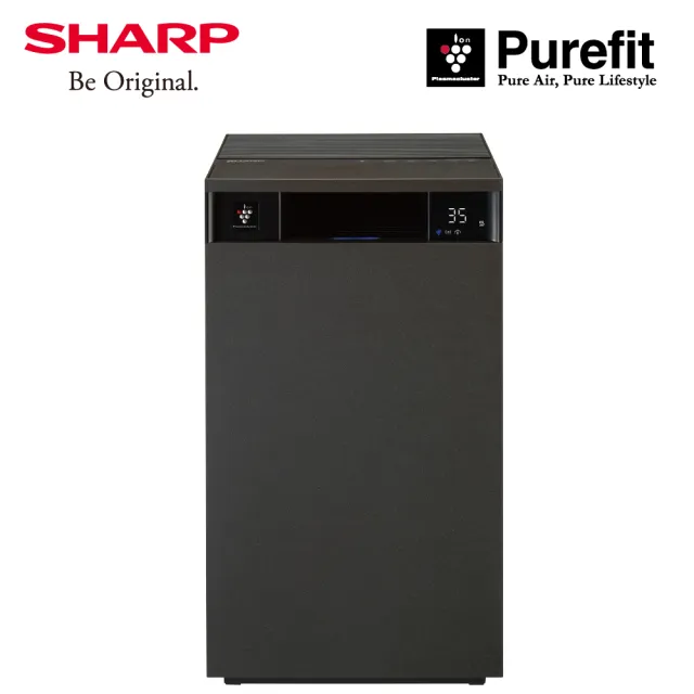 【SHARP 夏普】27坪Purefit PCI自動除菌  空氣清淨機 檀木黑(FP-S90T-H)