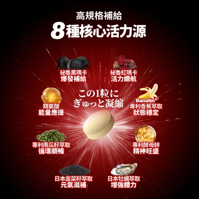 【Simply 新普利】黑赤瑪卡DX錠 30顆/盒(日本製造.鋅.黑瑪卡.精胺酸.酵母鋅.南瓜子.紅瑪卡.男性保健)