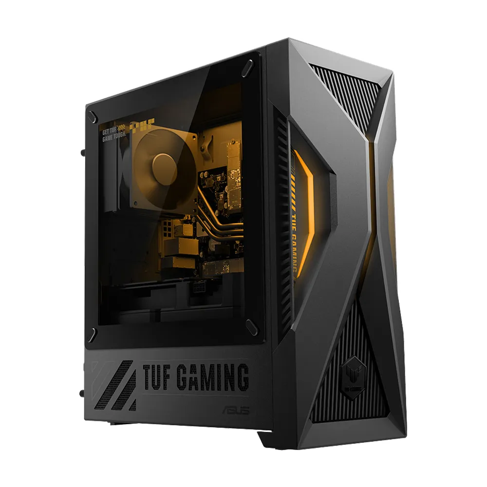 【ASUS 華碩】Core 5 八核電競電腦(Core 5-210H/16G/512GB SSD/RTX3050/W11/H-T500MV-05210H111W5/透側)