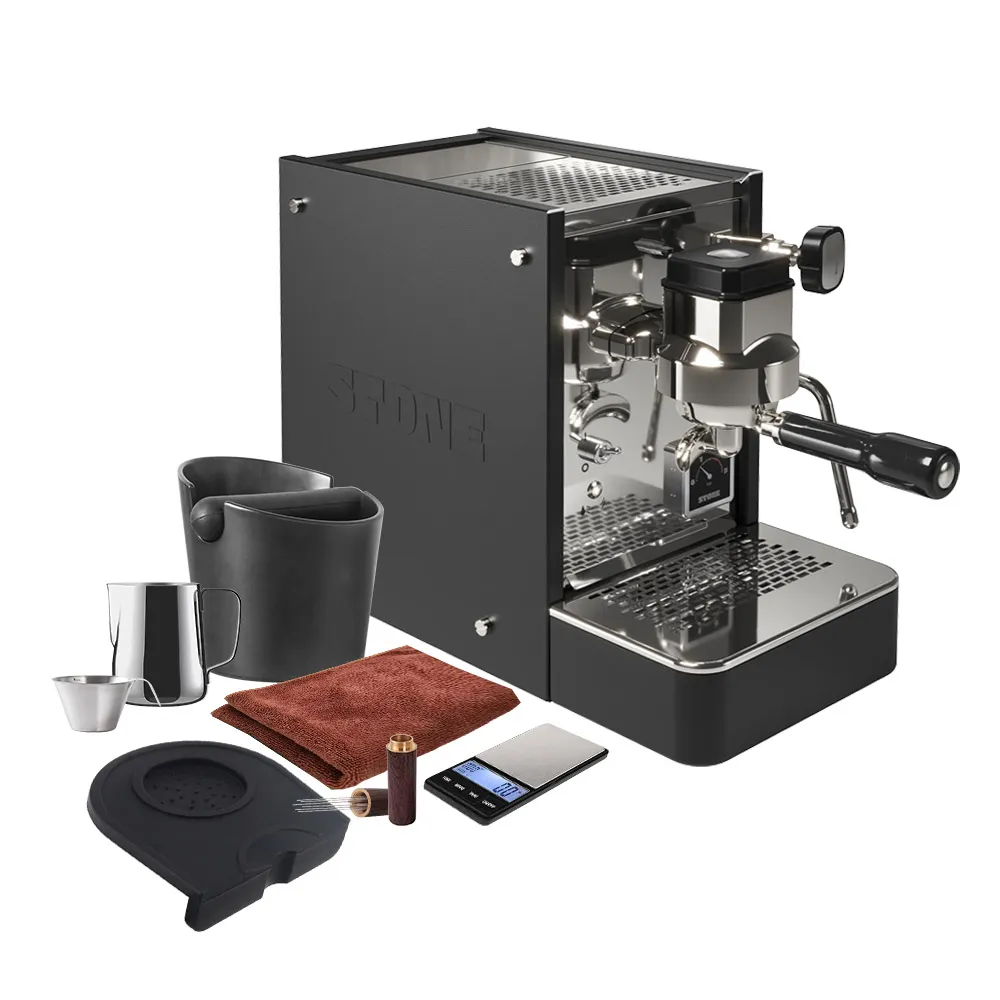 【Rocket Espresso】STONE Espresso Lite 半自動義式咖啡機 黑/白兩色任選(限量加贈 義式咖啡周邊8件組)