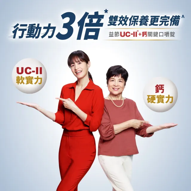 【Move Free 益節】UC-II+鈣關鍵口嚼錠30錠(uc2/關鍵/保健/補鈣/鈣/ucii/UC-II/uc2推薦)