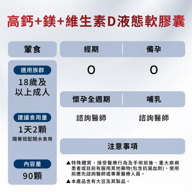【Move Free 益節】高鈣+鎂+維生素D液態軟膠囊2瓶(共180顆 液態鈣/補鈣/關鍵/保健/鈣/補鈣保健食品)