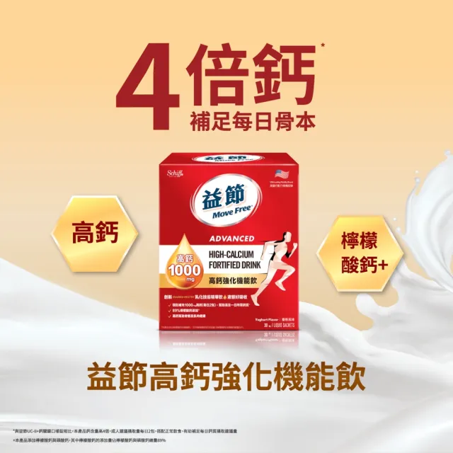 【Move Free 益節】高鈣強化機能飲2盒(1包10ml共60包/檸檬酸鈣/補鈣/關鍵/保健/鈣/補鈣保健食品)