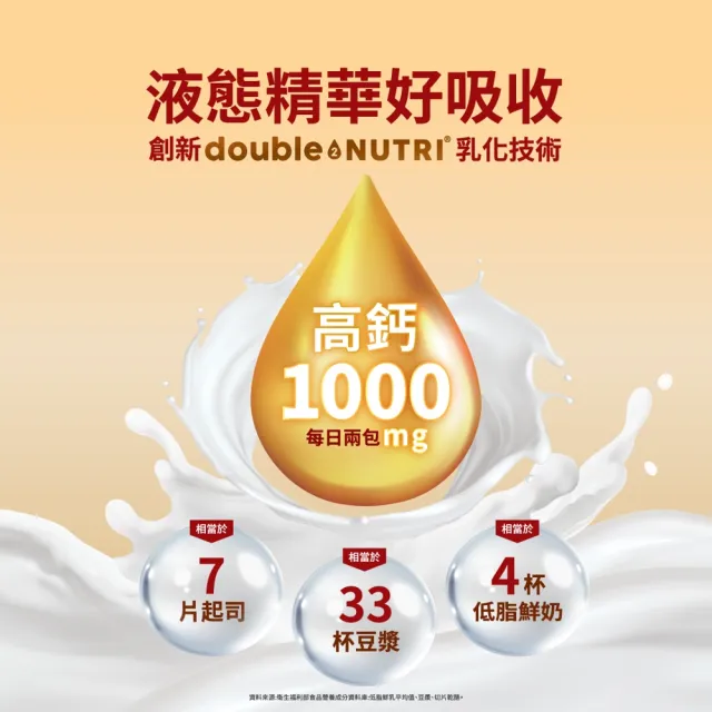 【Move Free 益節】高鈣強化機能飲2盒(1包10ml共60包/檸檬酸鈣/補鈣/關鍵/保健/鈣/補鈣保健食品)