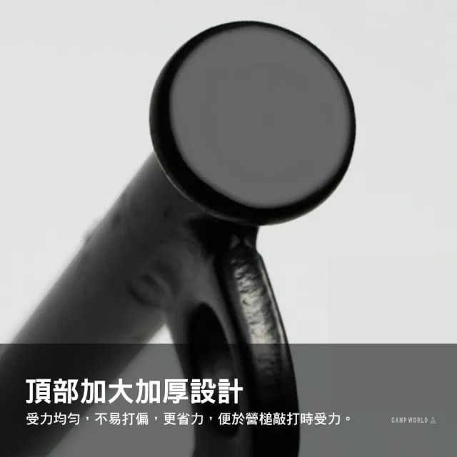 【Campingmoon 柯曼】S45C鋼製營釘-25cm T25 鋼製營釘 露營釘 地釘 鋼釘 營釘組 逐露天下