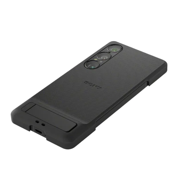 【SONY 索尼】原廠 Xperia 1 VII 時尚保護殼 -附支架&環形腕帶 (XQZ-CBFS)