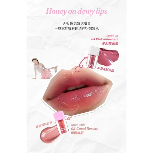 【Tiny Wonder】官方直營 蜂蜜裸光唇釉3g