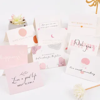 Paper Play 萬用卡片 感恩卡/萬用卡片-極簡個性設計印字祝福語卡片 賀卡 感謝卡(10款任選)