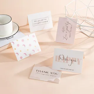 Paper Play 萬用卡片 感恩卡/萬用卡片-極簡個性設計印字祝福語卡片 賀卡 感謝卡(10款任選)