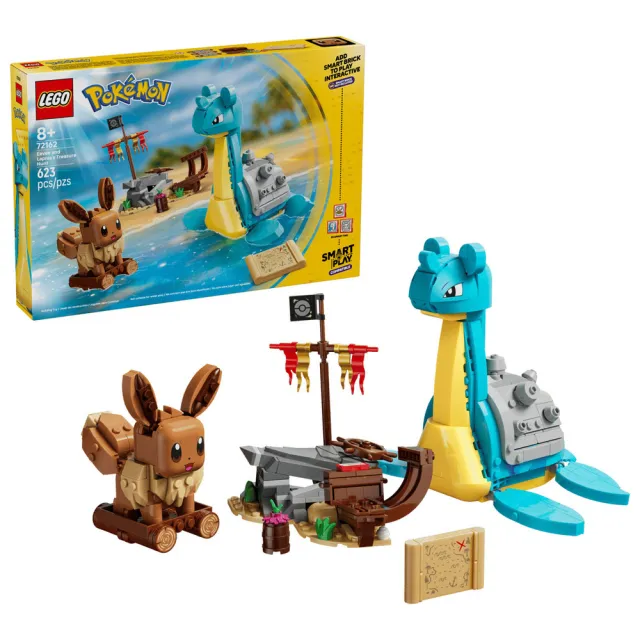 【LEGO 樂高】寶可夢 Smart play 智能磚塊系列 夢幻與無人機 伊布與乘龍 #72162#72161