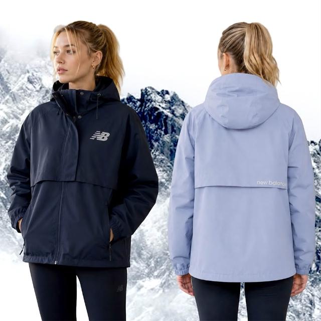 【NEW BALANCE】NB 女生 防風防潑水 連帽外套 夾克 (多色可選)