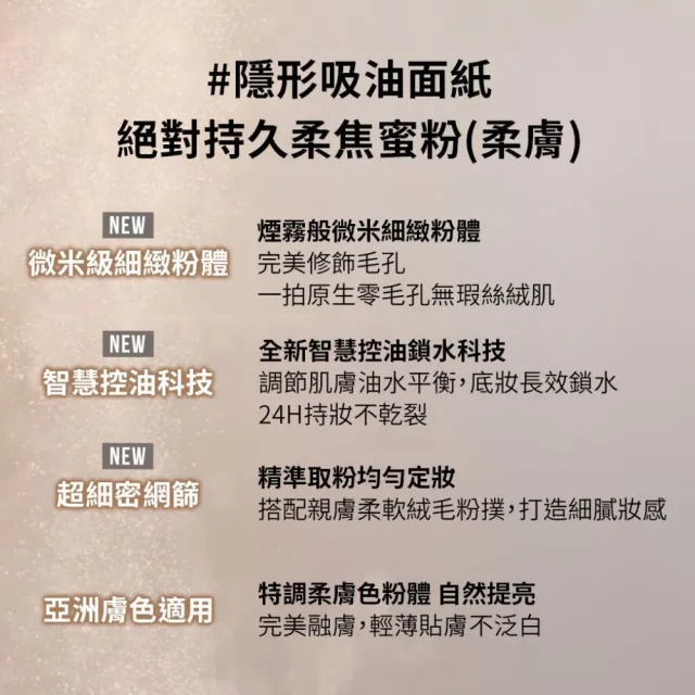 【PONY EFFECT】全新上市!絕對持久柔焦蜜粉(柔膚)10g 控油/篩網/膚色/提亮/定妝
