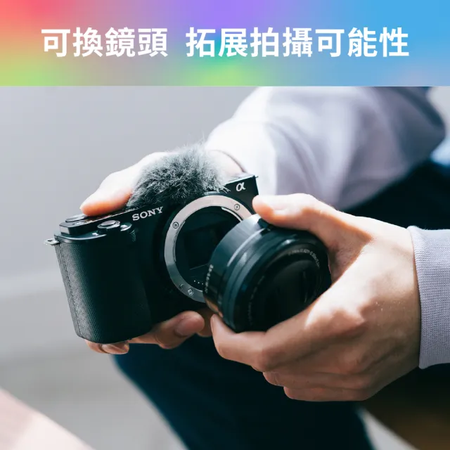 【SONY 索尼】ZV-E10K Vlog相機 鏡頭組--公司貨 保固18+6個月