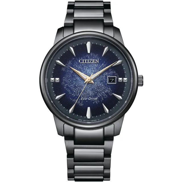 【CITIZEN 星辰】代言人廣告款 光動能銀河宙光限定款對錶-39.2+29.2mm 雙11 送禮(BM7595-89M/EW2595-81M)
