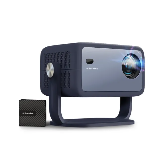 【Rocktek 雷爵】LED GoogleTV智慧投影機 PJ400 (1080P 1000ANSI 自動對焦 無線投影)