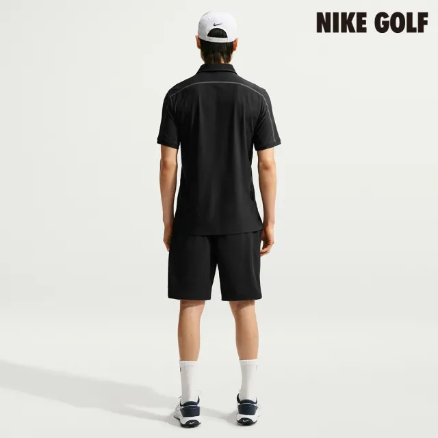 【NIKE GOLF】Nike 量身打造的特殊機能 男款 Dri-FIT 高爾夫球衫 黑色(IB0206-010)