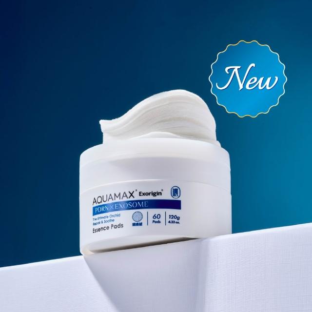 【AQUAMAX 奧科美氏】搶先上市-Exorigin泌蘭PDRN舒緩超級棉片60片｜貼妝小蘭片、補水修護、敏弱肌