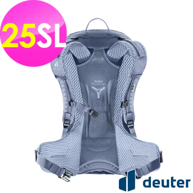 【deuter】FUTURA透氣網架背包25SL(3400226水藍/戶外旅遊/日常休閒/旅行/登山健行)