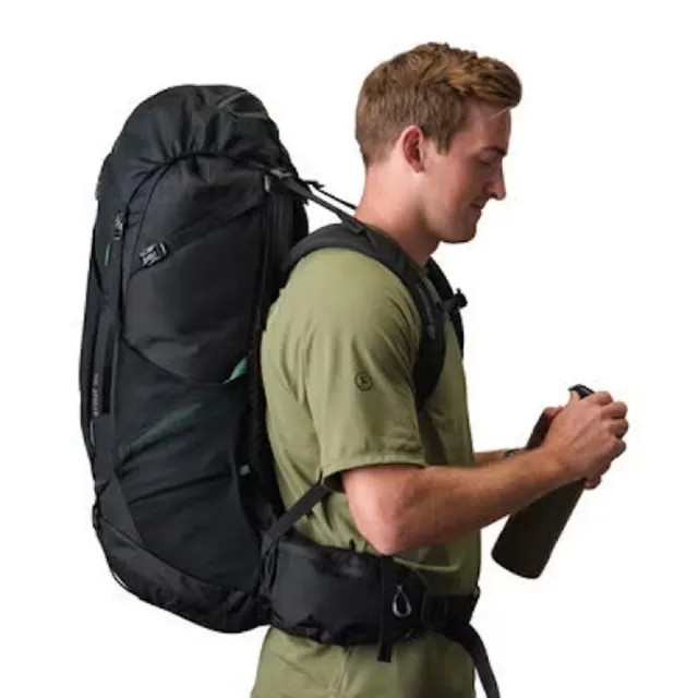【Gregory】STOUT 55 男 登山健行背包 55L 森林黑 OS 149376-A266