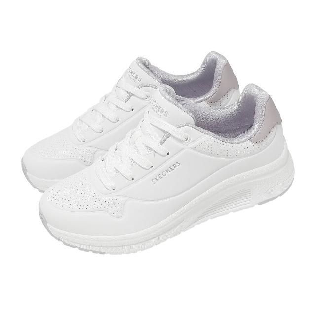 【SKECHERS】休閒鞋 Uno Lite 2 女鞋 白 輕量 緩衝 運動鞋 190265WLV