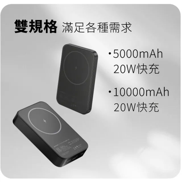 【grantclassic】穩如鈦山 TITANSHIELD MagSafe 固態行動電源 5000mAh (五合一 官方直營)