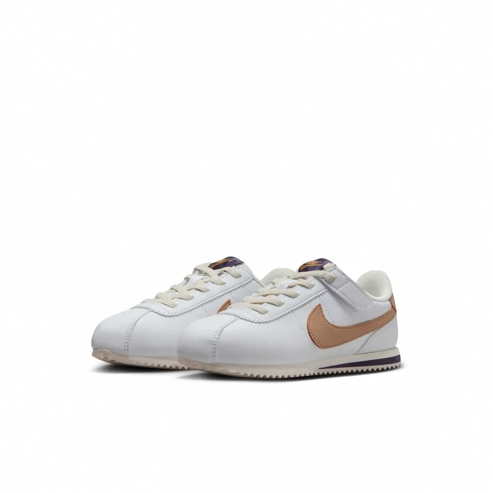 【NIKE 耐吉】休閒鞋_童_NIKE KIDS CORTEZ EASYON PSV_白色 (DM0951109)