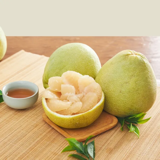 【黑貓嚴選】《李文粒果園》頂級麻豆文旦6kg(12-14入/箱 60年老欉 產地直送 中秋 柚子 禮盒)