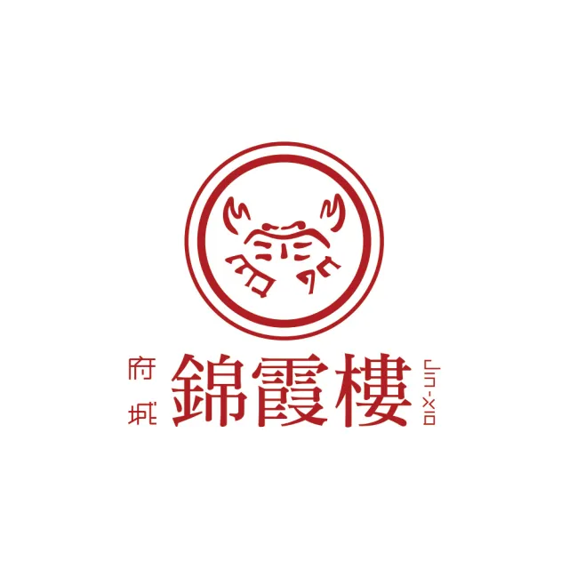 【錦霞樓】錦甘蟹流心奶黃月餅禮盒x4(中秋月餅/廣式月餅/港式月餅/蛋奶素．賞星鮮嚴選)