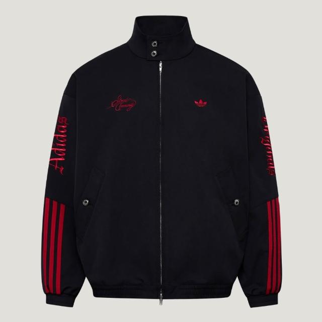 【adidas 愛迪達】運動外套 LD3790 男款ORIGINALS休閒夾克 Oversize版型 黑色