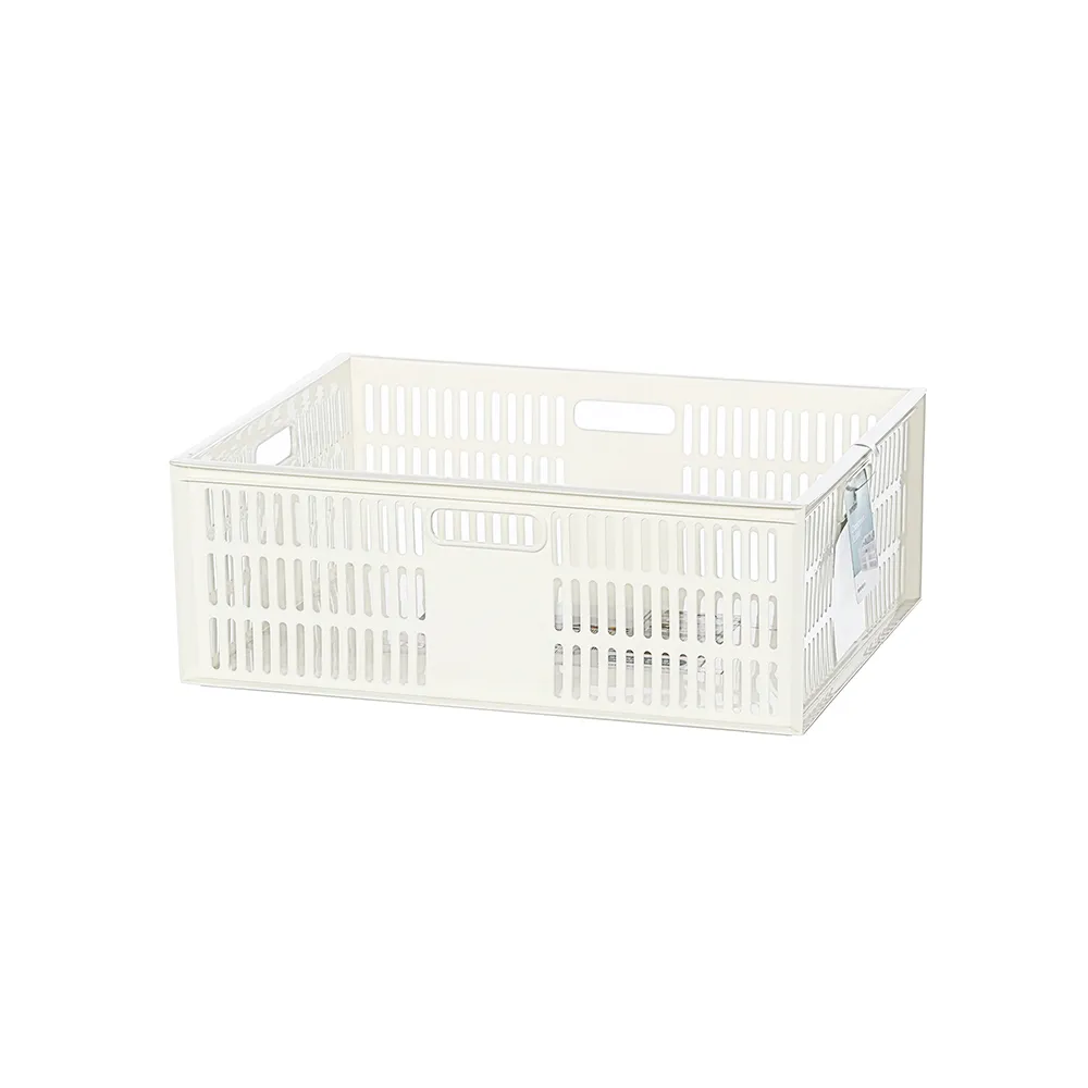【KEYWAY 聯府】超大尼刻萬用籃24L-3入(收納籃 堆疊置物籃 MIT台灣製造)