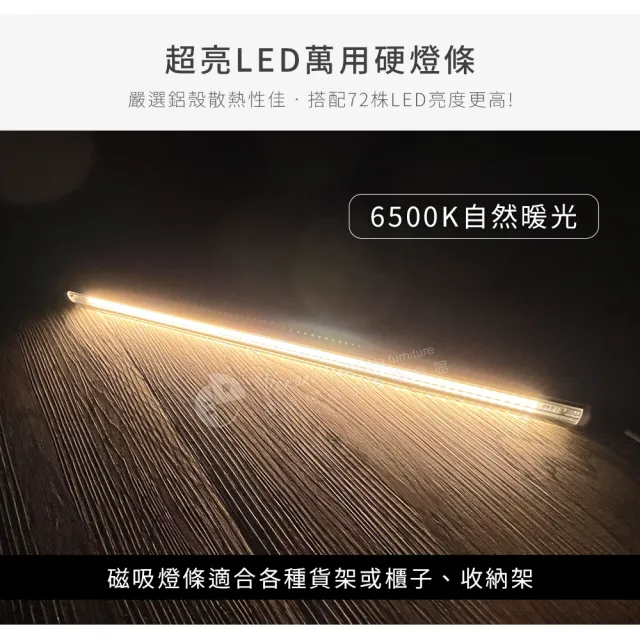【Akira】MIT直立式60*90附LED燈三層收納展示櫃(模型櫃 公仔櫃 書櫃 玻璃櫃 收納櫃 置物櫃 櫃子)
