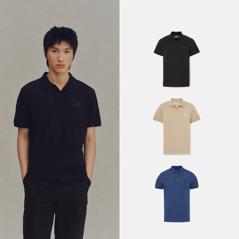 【Timberland】精選休閒短袖POLO衫 合身 男 (多款任選)