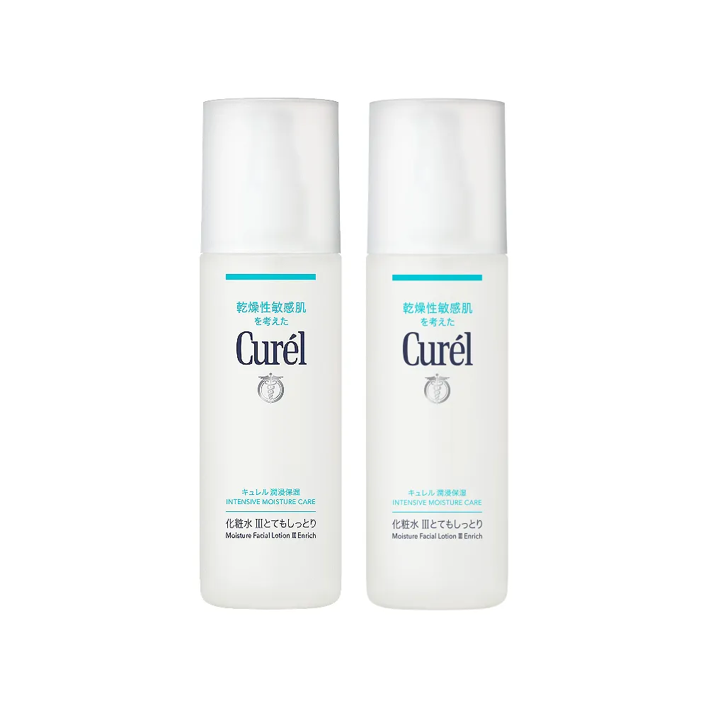 【Curel 花王珂潤】潤浸保濕化粧水III(潤澤型 150ml 2入組)